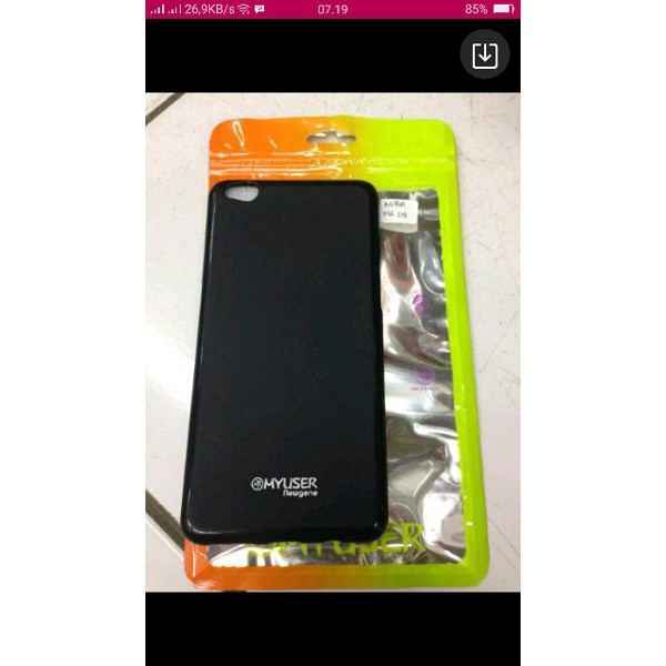 DIJUAL Newgene Jelly Case ZTE Nubia M2 Lite Hitam silikon Jelly Fashion