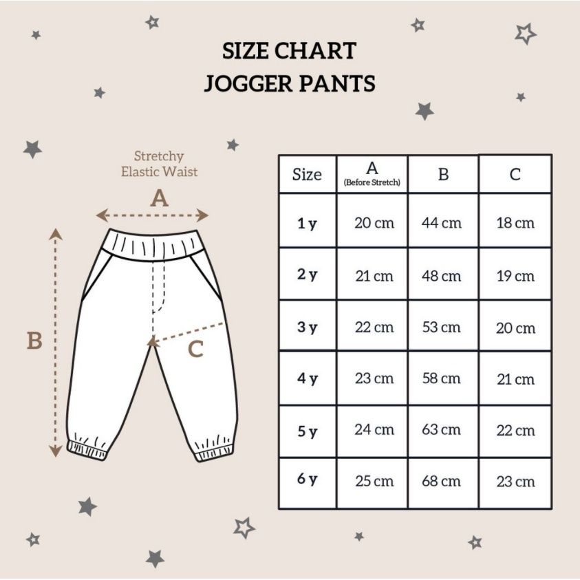 Little Palmerhaus Jogger Pants / Celana Panjang 1-6 Years CBKS SO