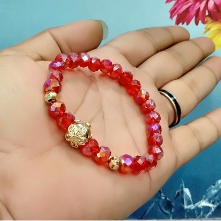 Gelang tangan wanita //gelang kristal lapis emas // perhiasan // fasion wanita//gelang