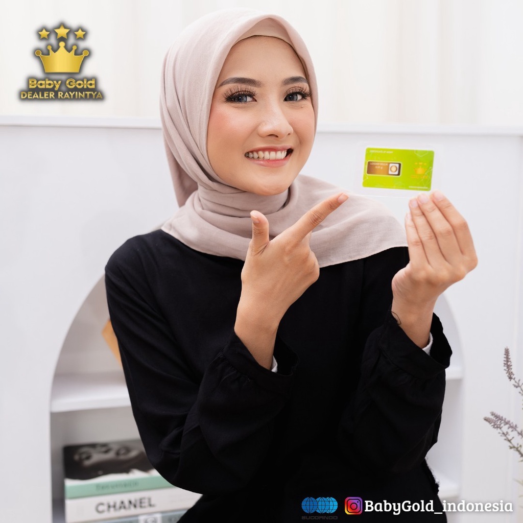 EMAS MINI 0.01 gram ASLI 24 karat Babygold Bandung Emas kecil mini batangan Baby Gold minigram microgram minigold mini gold asli Distributor Bandung