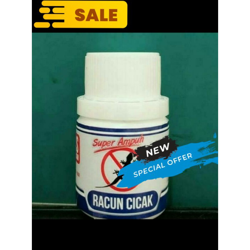 Racun PEMBASMI CICAK,TOKEK. mati kering (beli 5 gratis 1sct)
