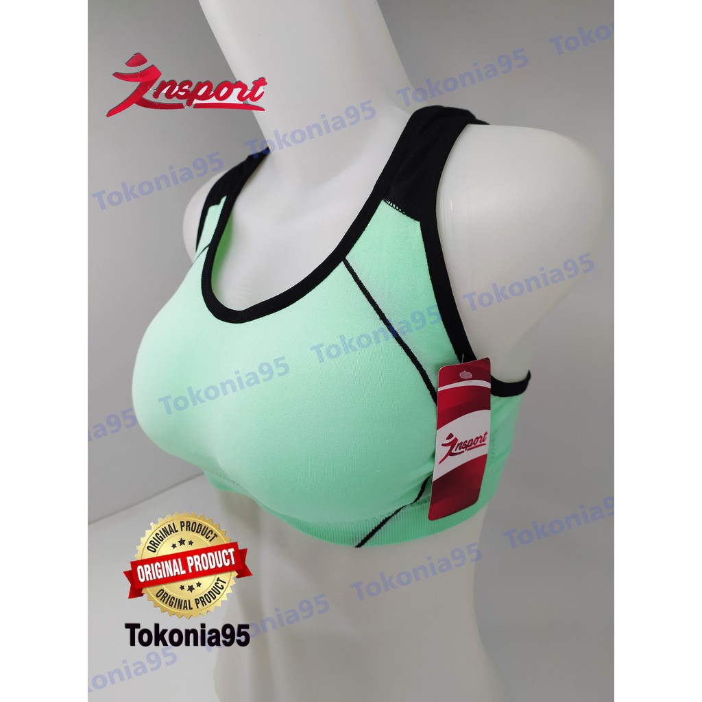 Insport Sport Bra Art 2186 - Bra Olahraga Senam Sport Gym Fitness - Multicolour