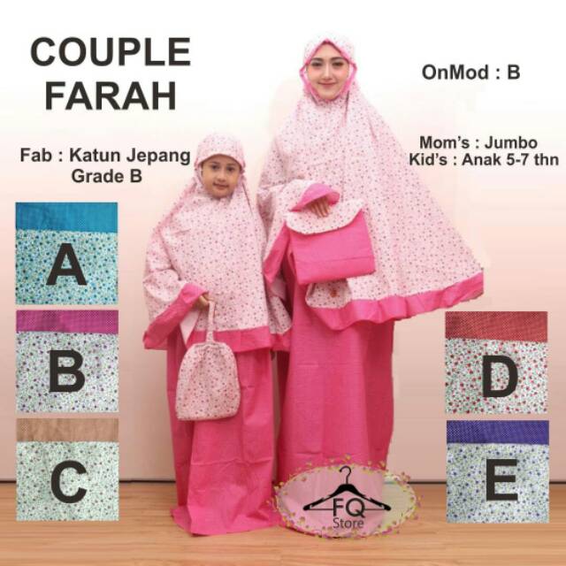 Mukena Couple Farah Jumbo