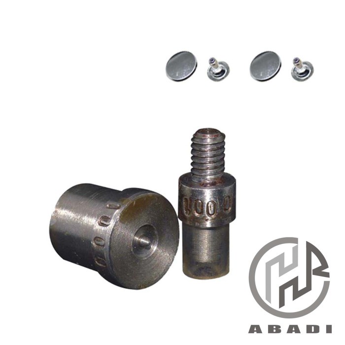 ALAT PASANG KANCING MOLDING PAKU KELING CENTANG 6 MM MATRES V 1000