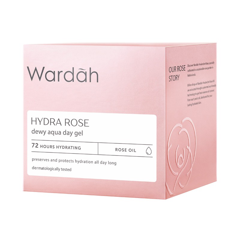 ❤️Glamouroseshop❤️WARDAH Hydra Rose Dewy Aqua Day Gel 40 gr