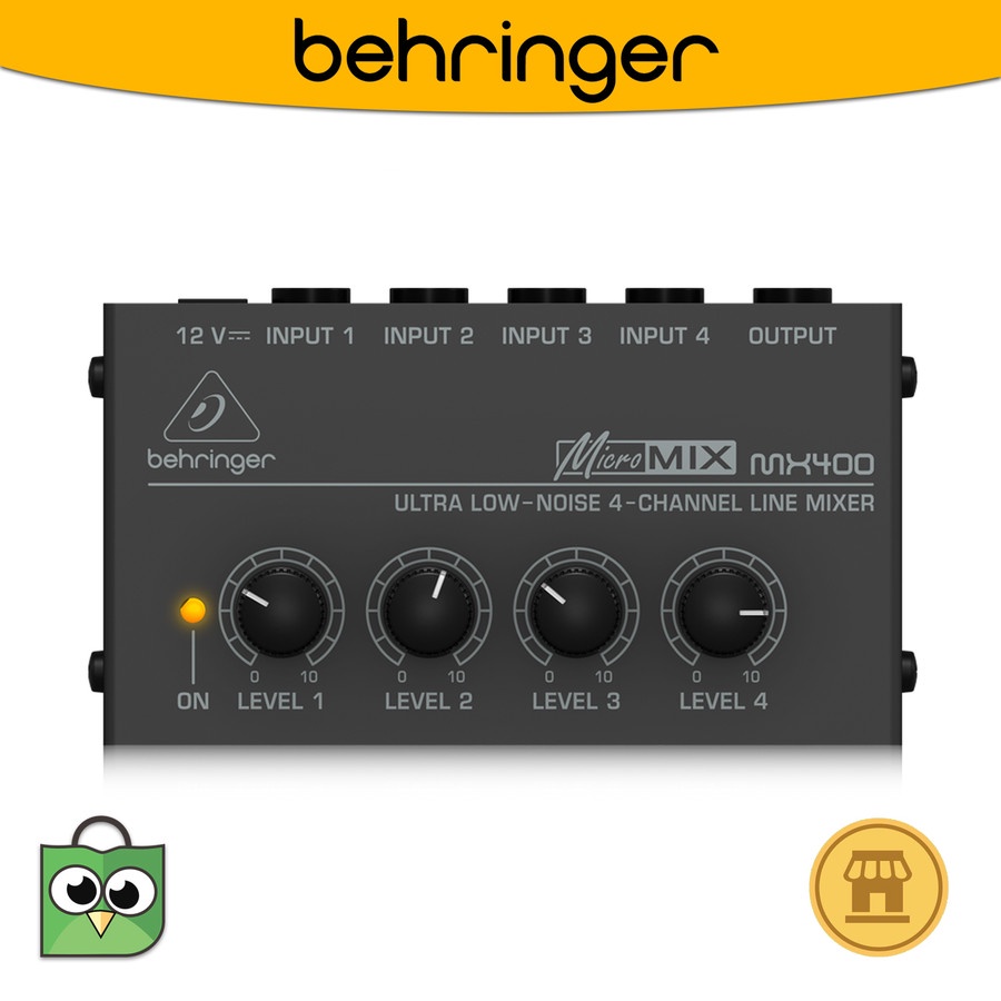 Behringer MX400 Line Mixer 4 Channel Original