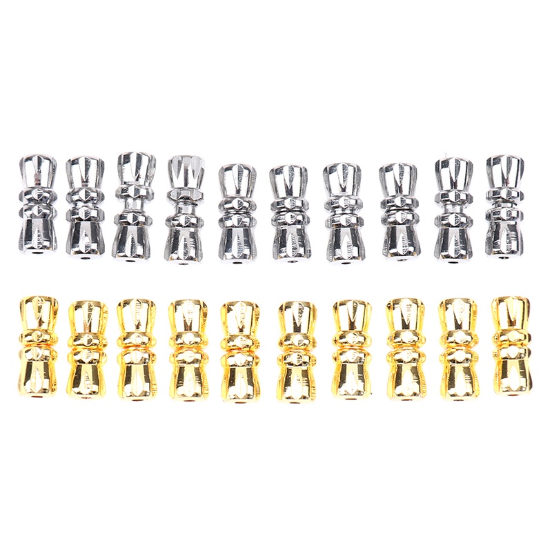 10pcs Sekrup Barrel Clasps Untuk Perhiasan Kalung / Gelang