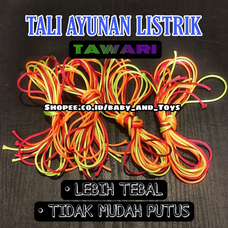 Tali Ayunan Listrik | Ayunan Bayi Tali Murah Tebal