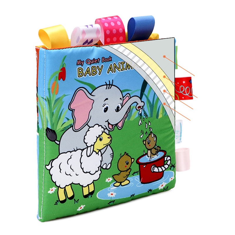 Mainan Buku Kain Bahasa Inggris Untuk Edukasi Dini Anak
