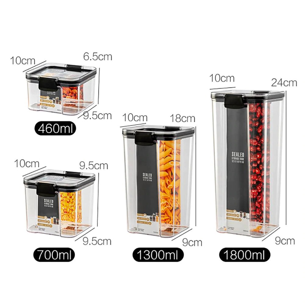 Toples Wadah Penyimpanan Makanan Food Storage Container 700ML - YF0086