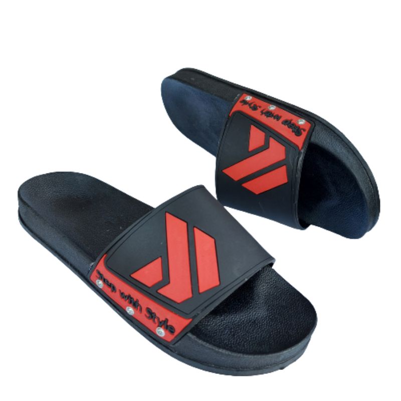 Sandal Slide Pria Step With Stile Sandal Karet