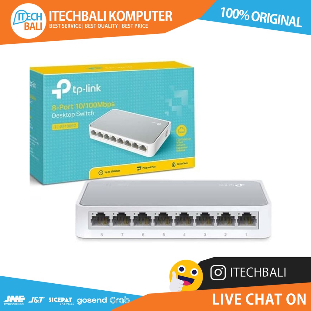 Switch Hub TP-LINK TL-SF1008D 8-Port  | ITECHBALI