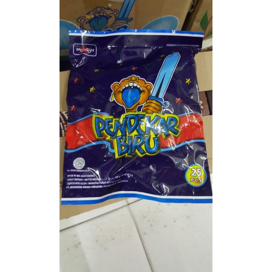 Jual Permen Pendekar Biru Sak Isi 25 Pcs Indonesia|Shopee Indonesia