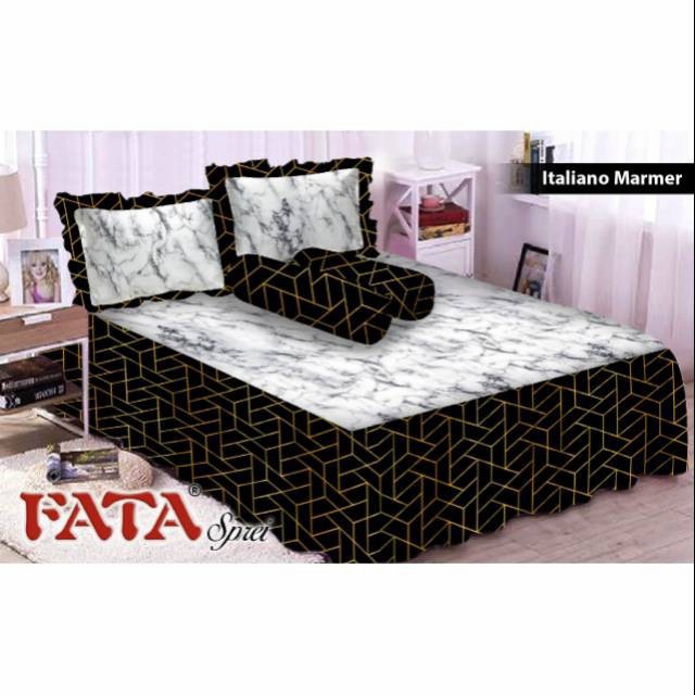 Sprei Sprei Aesthetic Korea Polos Embos Murah Sprei Rumbai Homemade 180x200 200x200 G0K0 Sprei Rumba