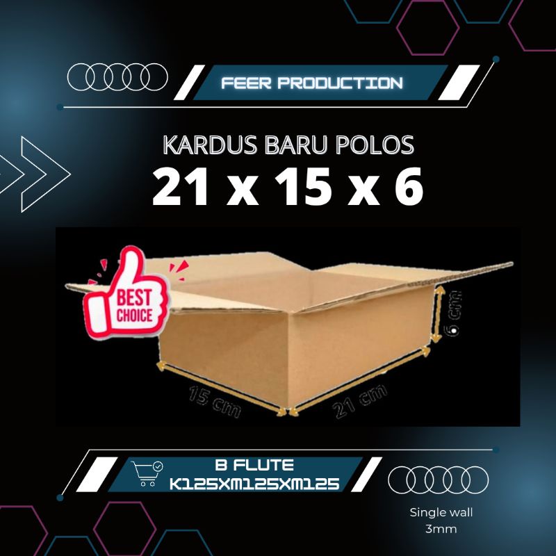 

Kardus Packing 21x15x6 | Dus Packing | Kardus Box | Kotak Packing Box | Kotak Kardus Karton Polos Coklat Baru Murah