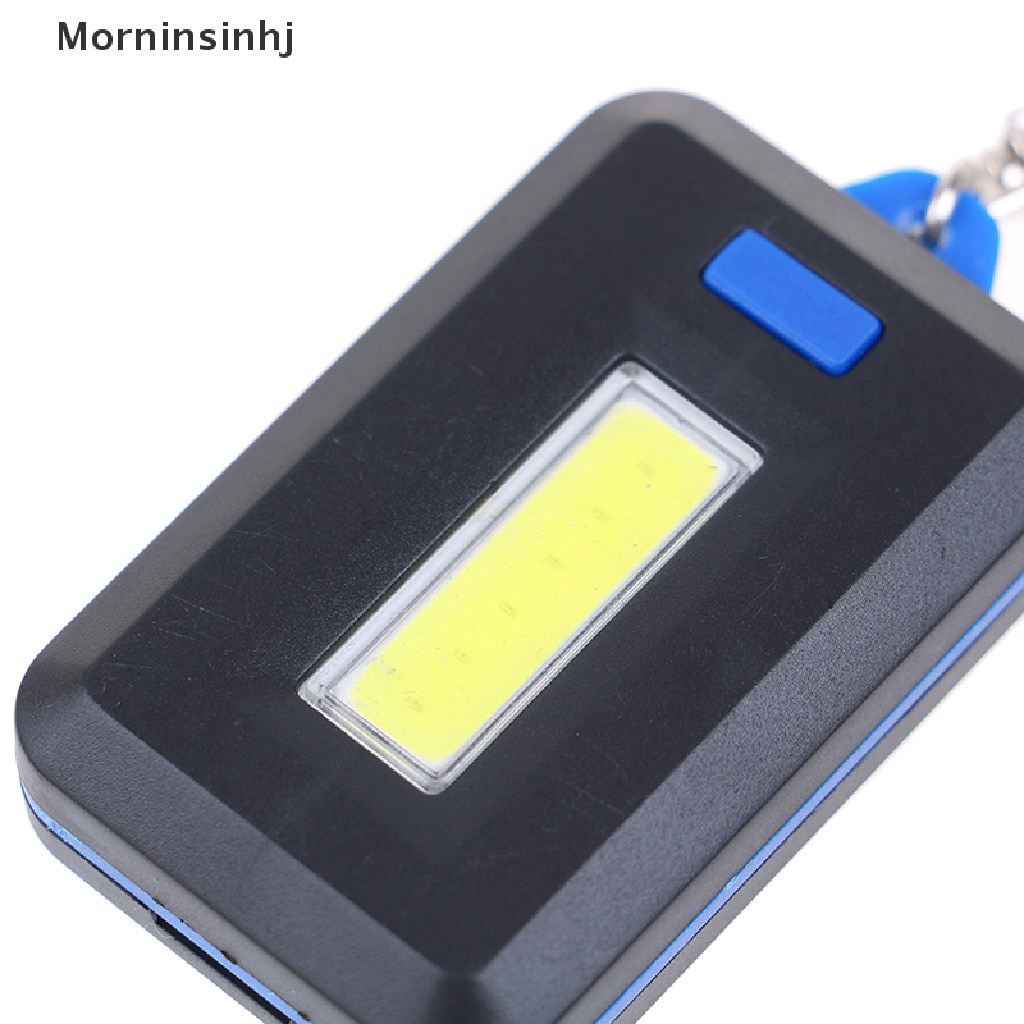 Mornin Senter led Cob mini portable Dengan Gantungan Kunci Untuk outdoor / Darurat