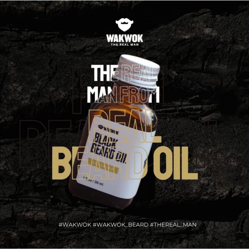 BBO BLACK BEARD OIL ORIGINAL WAKWOK - Menebalkan Brewok