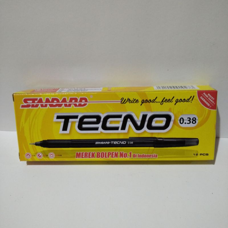 

Pena Standard Techno Warna Hitam & Biru