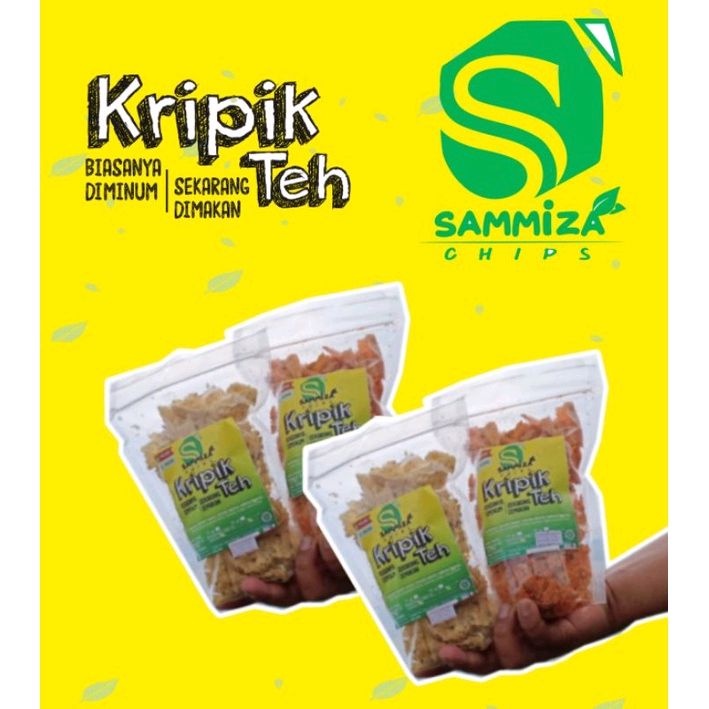 

Keripik Daun Teh sammizachips isi 4pcs