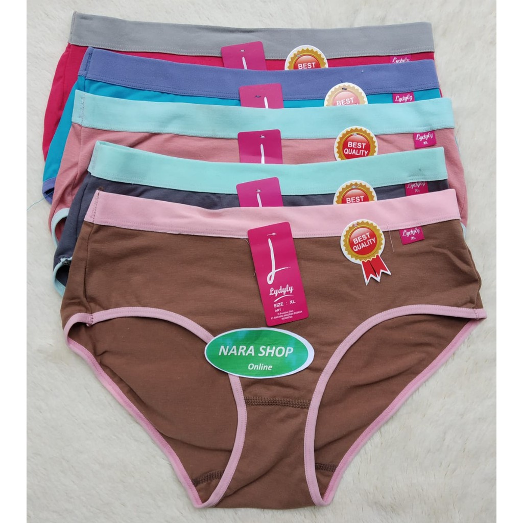 [ 6pcs ] CD LYDYLY 056 Karet Lebar | Celana Dalam Wanita Lydyly | Cd Lydyly Cd wanita dewasa lydyly
