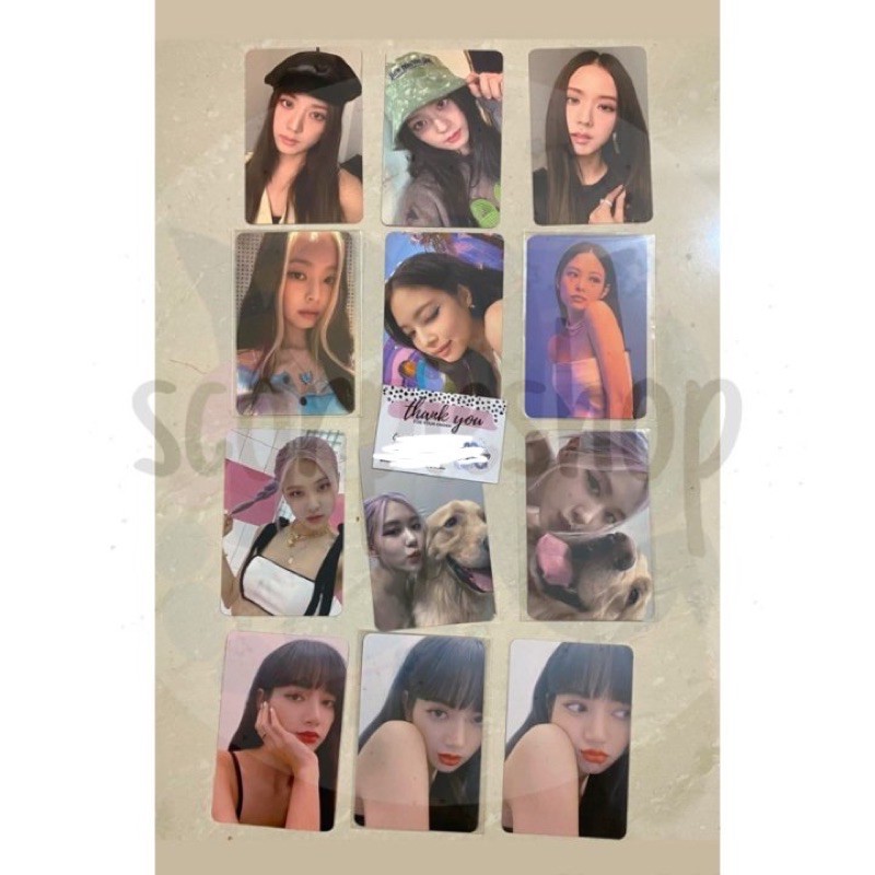 Blackpink The Album Ktwon benefit photocard ticket tix
