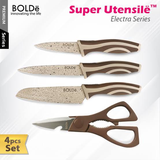 BOLDe Super Utensil Electra Series set pisau premium