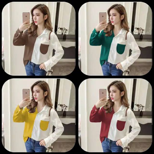 KEMEJA KASUAL KERJA SANTAI MODEL JAMAN NOW Shopee Indonesia KEMEJA KASUAL KERJA SANTAI MODEL JAMAN NOW Shopee Indonesia