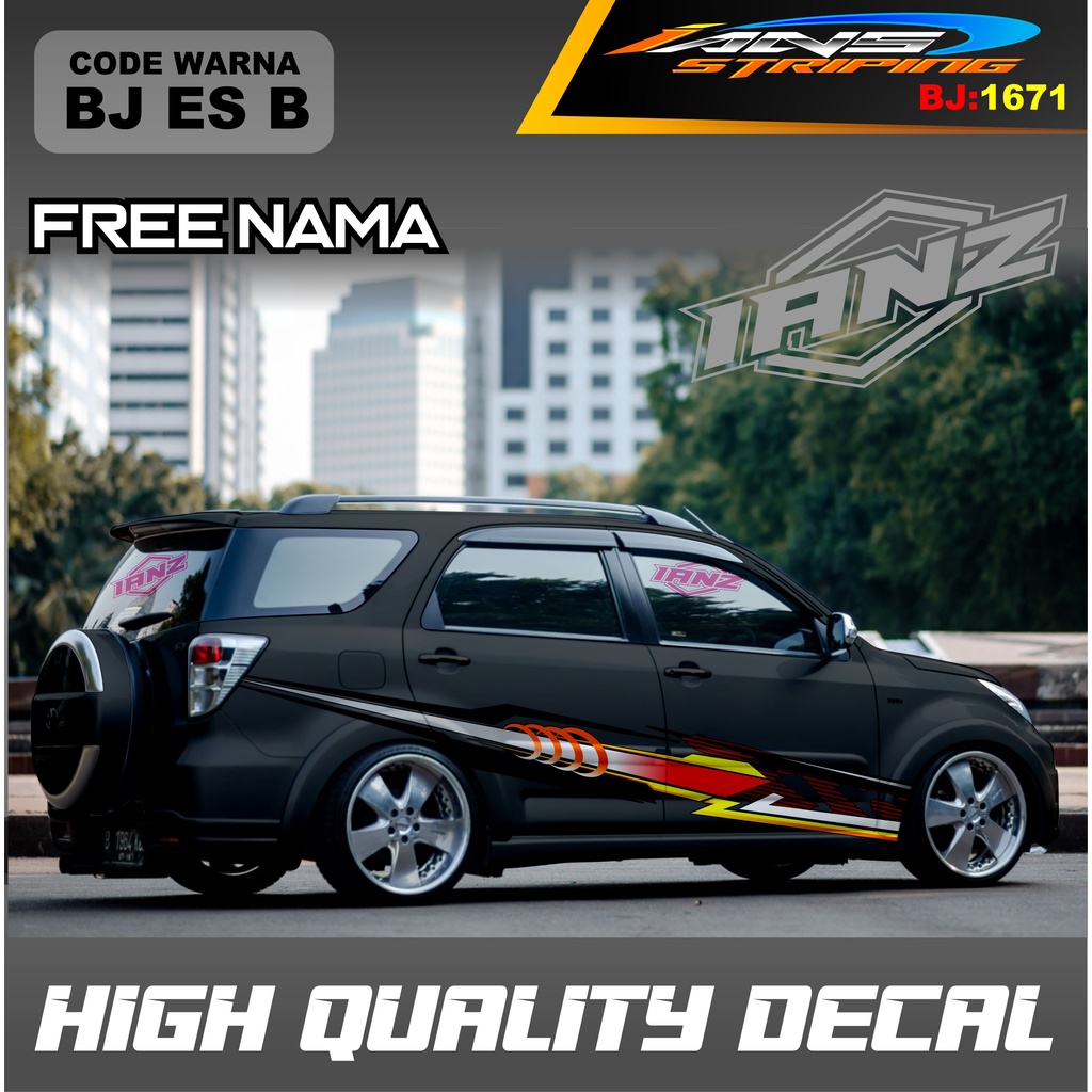 STICKER VARIASI MOBIL GRAND LIVINA / VARIASI STICKER DECAL MOBIL AVANZA XENIA INNOVA / DECAL STIKER GRAND LIVINA / STIKER MOBIL