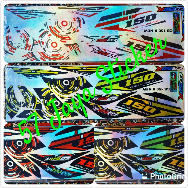 Sticker Striping CB 150 R NEW Hologram Transformer