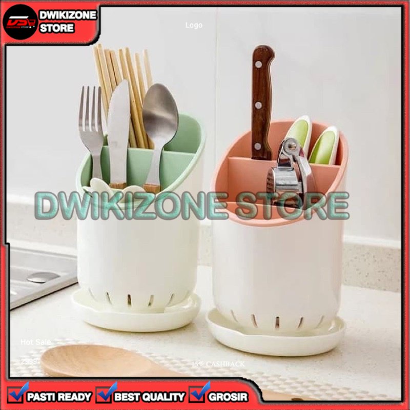 [DZS] CUTLERY HOLDER TEMPAT SENDOK GARPU PISAU SUMPIT SPATULA DAPUR