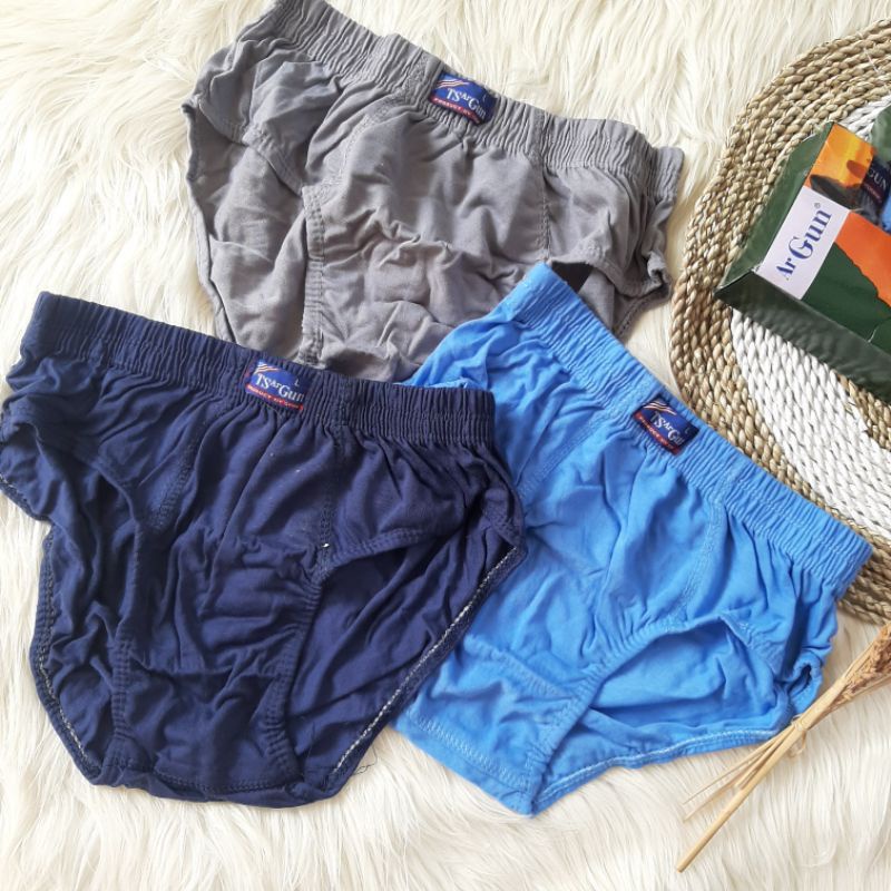 Grosir 1 lusin cd pria Argun sport bahan katun termurah | celana dalam pria dewasa Gun