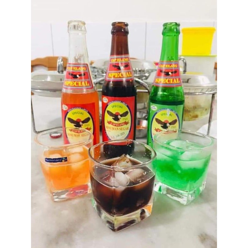 MINUMAN SODA MINUMAN JADUL KEKINIAN KALIMANTAN / SARSI / SASI SUI / SARSI SINGKAWANG CAP ELANG