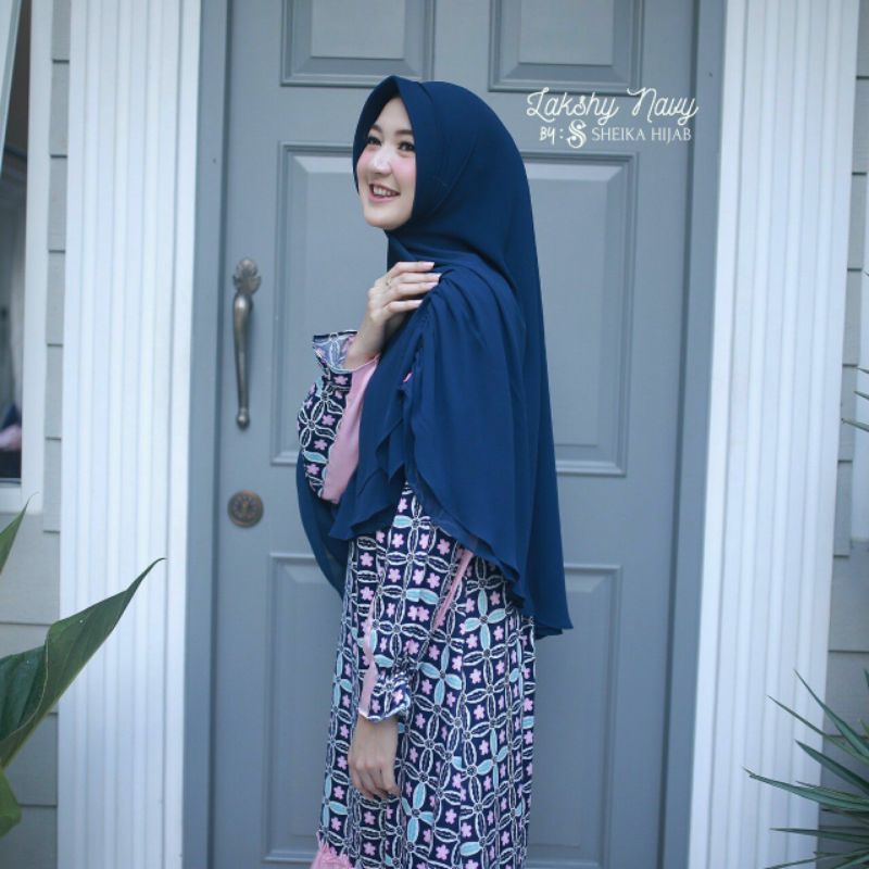 KHIMAR PREMIUM SYARI 2 LAYER - SHEIKA LAKSHY XAMIRE NEISHA - Hijab Ceruty Babydoll