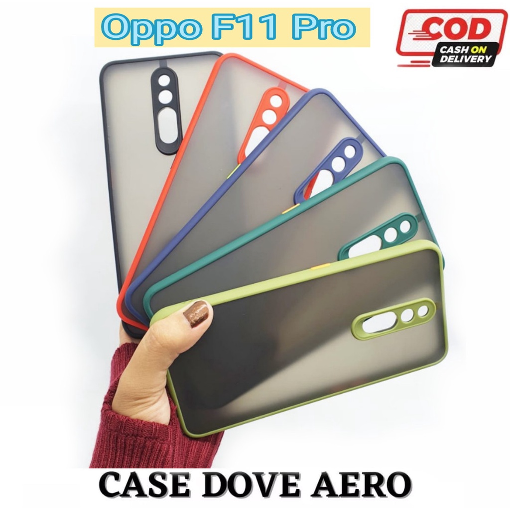 Case Handphone Keren For ( Oppo F11 Pro ) Case Dove Aero Matte Transparan Soft Fuze Frosted Karet Si