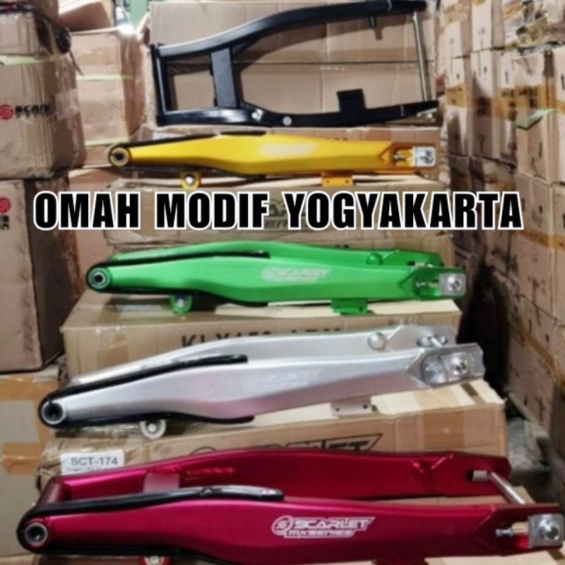 Swing Arm KLX 150 BF DT Almunium 66 60 cm Model KTM SCARLET Original