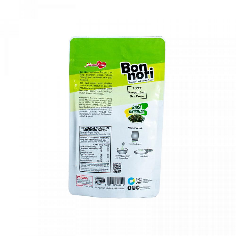 

MAMASUKA Bon Nori Seaweed Rasa Original 60gr