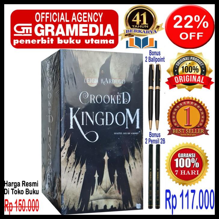 

TERBARUU!! Buku Crooked Kingdom - Leigh Bardugo - Original & Segel COD