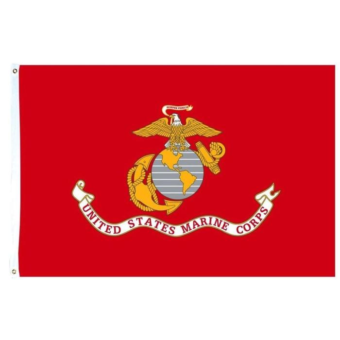 Bendera Korps Marinir Amerika / Us Marine Flag