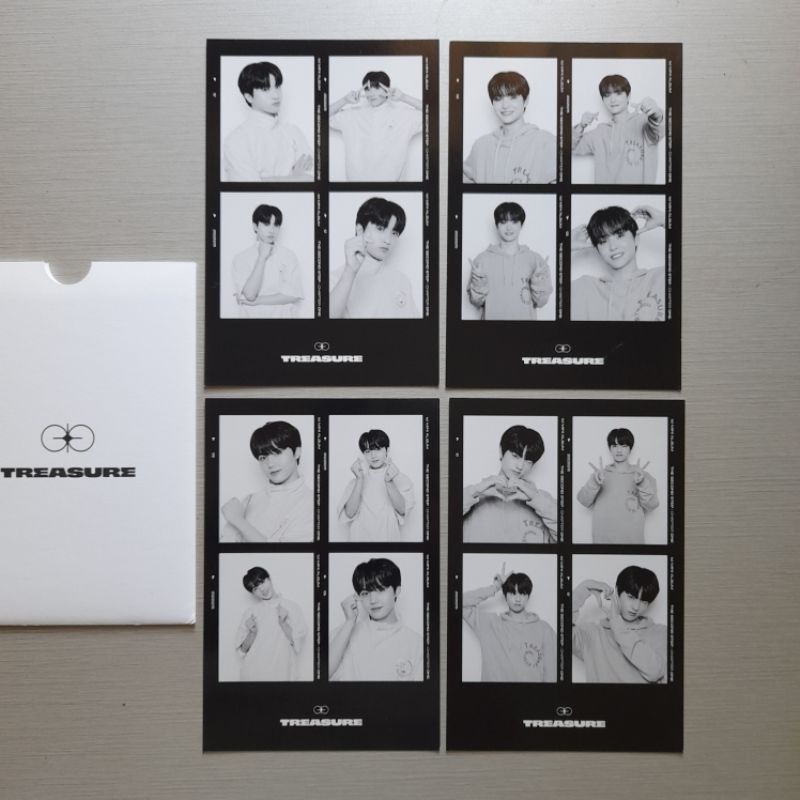 TREASURE THE SECOND STEP YG SELECT BENEFIT 4 CUT POB HARUTO JIHOON DOYOUNG JUNGHWAN