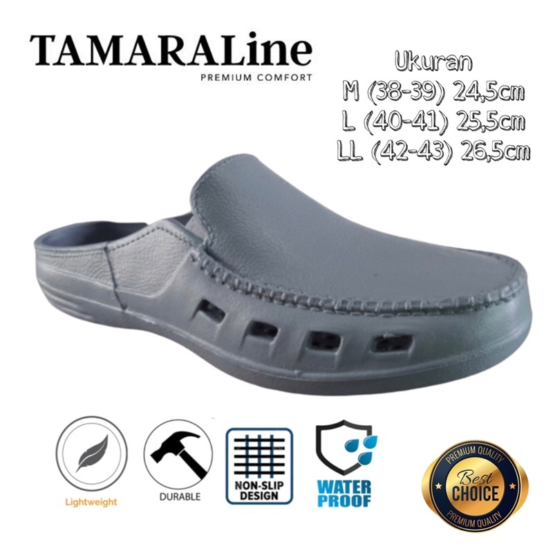 Sandal Sepatu Karet Pria Anti Licin Premium Murah Promo TamaraLine 186