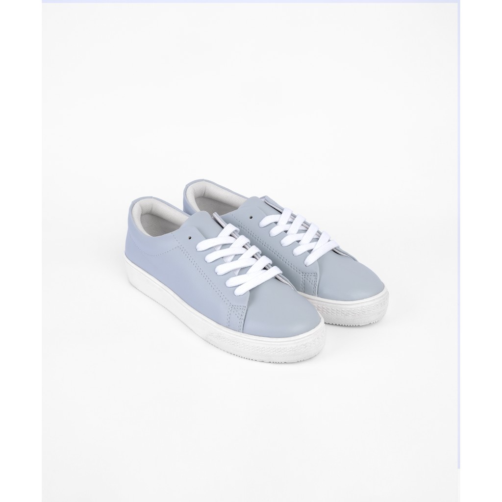 Sepatu Sneakers Putih Wanita / Sepatu Bertali / Sepatu Sneakers Warna Pastel / Sepatu Kets Wanita / Sepatu Sneakers Pink Wanita / Sepatu Kulit Tertutup Sol 3,5 cm TINOCHI Sneaky