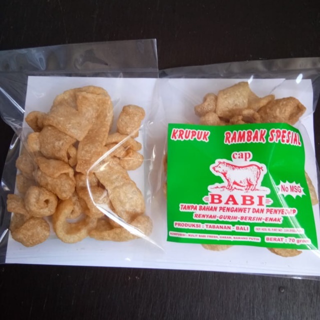 

Cap Babi Kerupuk Rambak Spesial 70gr