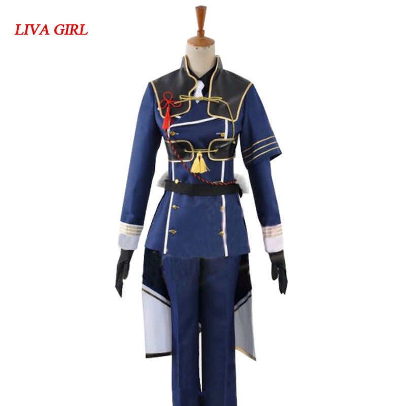 PREORDER The Sword Dance Touken Ranbu Cosplay Nakigitsune Satin Costume
