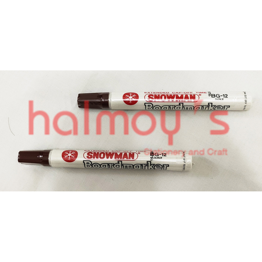 

SPIDOL SNOWMAN WHITE BOARD MARKER BG - 12 WARNA BROWN