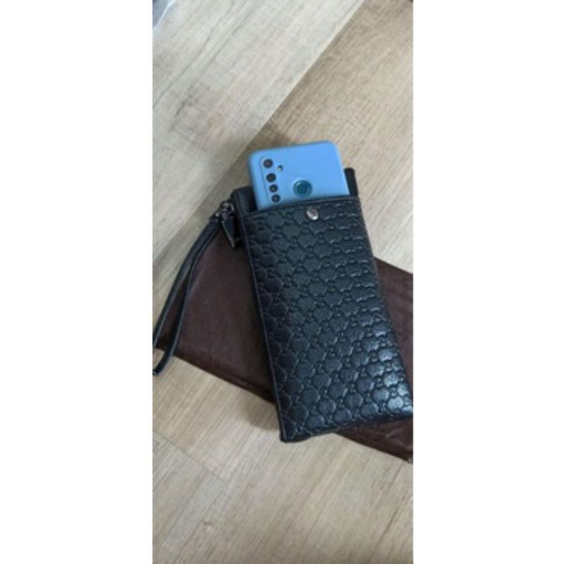 Dompet 2072 Phone Brand Bahan Embos Black Series Importt Semprem