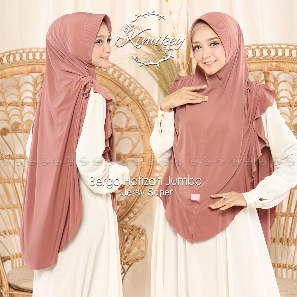 Jilbab INSTAN JUMBO HAFIZAH BY KIMIKEY-MILLO