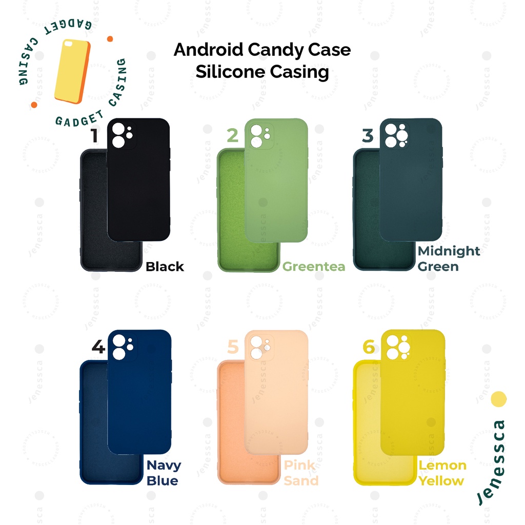 Casing Xiaomi Mi 11 Lite Silicone Case Camera Soft Case Candy