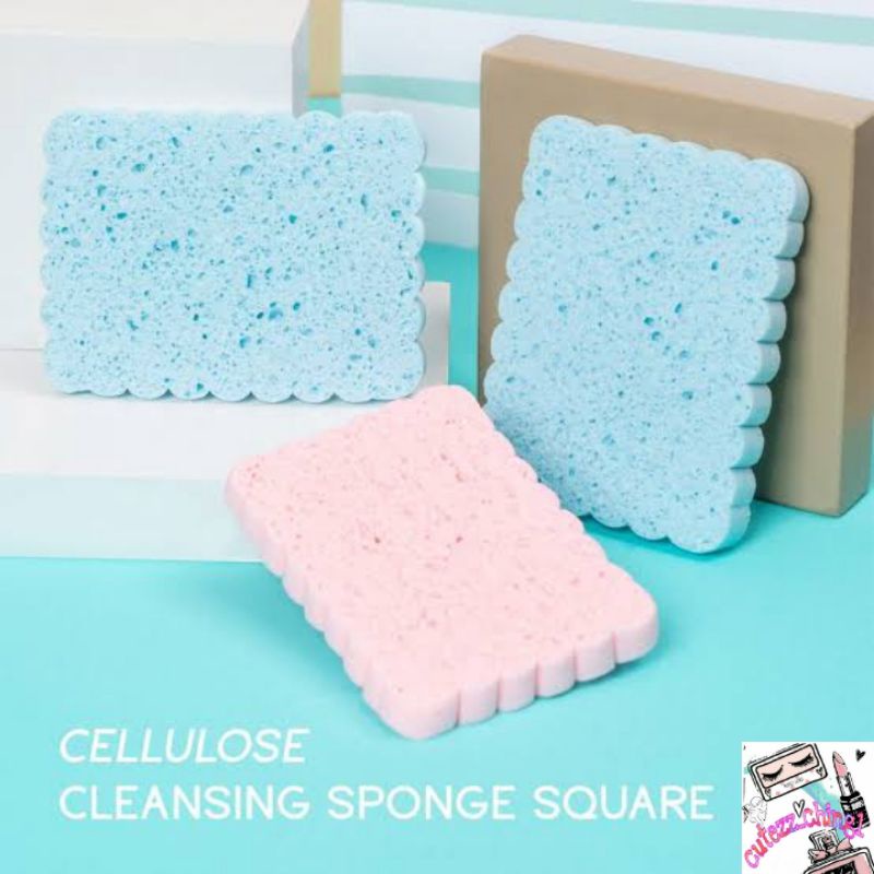 ☃️Cutezz_Ching1☃️YOU Glam Fix Fabulous Beauty Sponge_Cellulose Clensing Sponge_Professional Aircushion Puff_