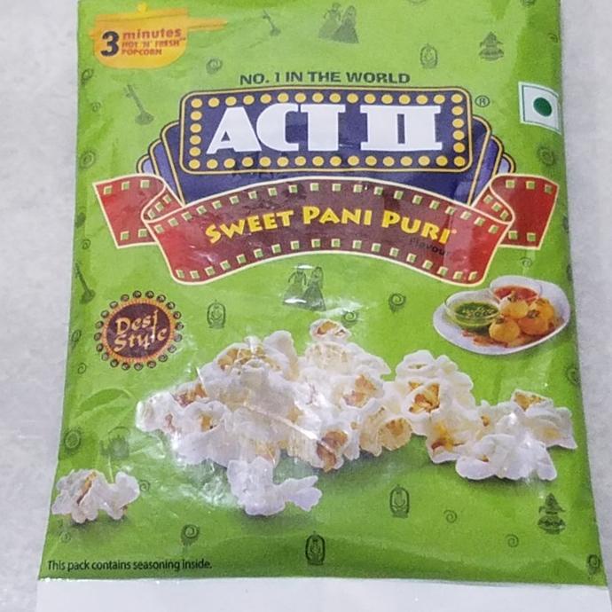 

(:(:(:(] POPCORN ACT II SWEET PANI PURI 59G / Instant Delicious Popcorn