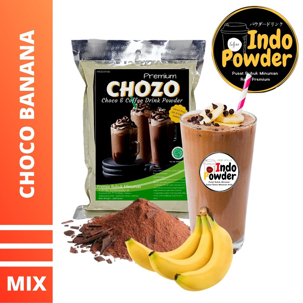 Bubuk Minuman CHOCO BANANA 1Kg - Bubuk CHOCO BANANA 1Kg - CHOCO BANANA Bubuk 1Kg